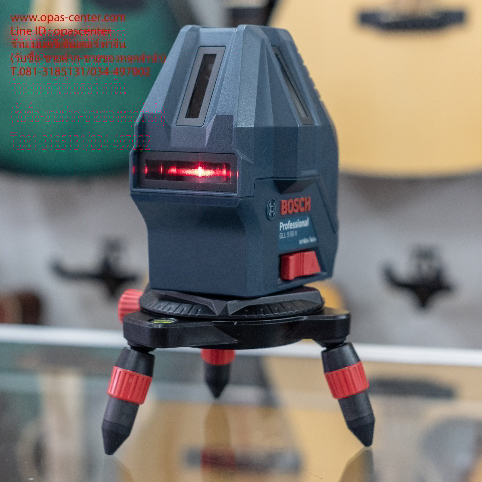 เครื่องวัดระดับเลเซอร์ BOSCH รุ่น GLL 5-50 X ของแท้ มือสอง สภาพใหม่