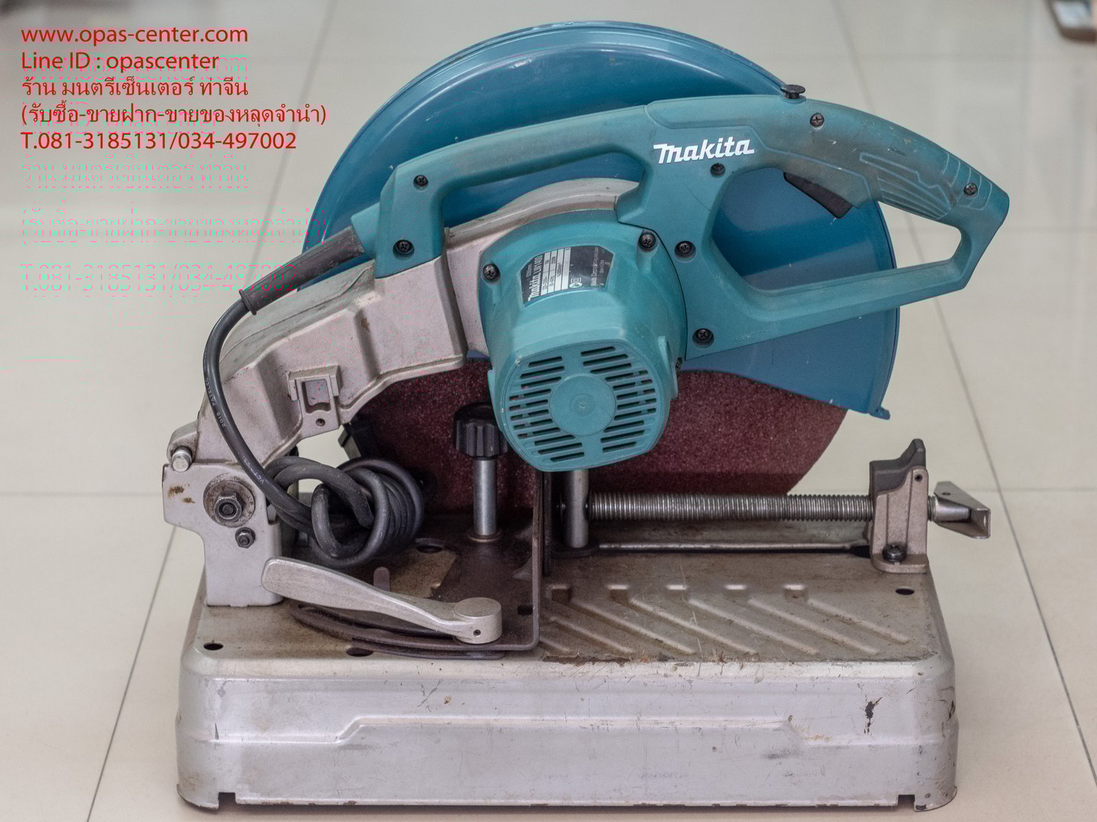 เครื่องตัดไฟเบอร์14นิ้ว MAKITA รุ่น LW1400 ของแท้ มือสอง สภาพใหม่ เครื่องตัดไฟเบอร์14นิ้ว MAKITA รุ่น LW1400 ของแท้ มือสอง สภาพใหม่