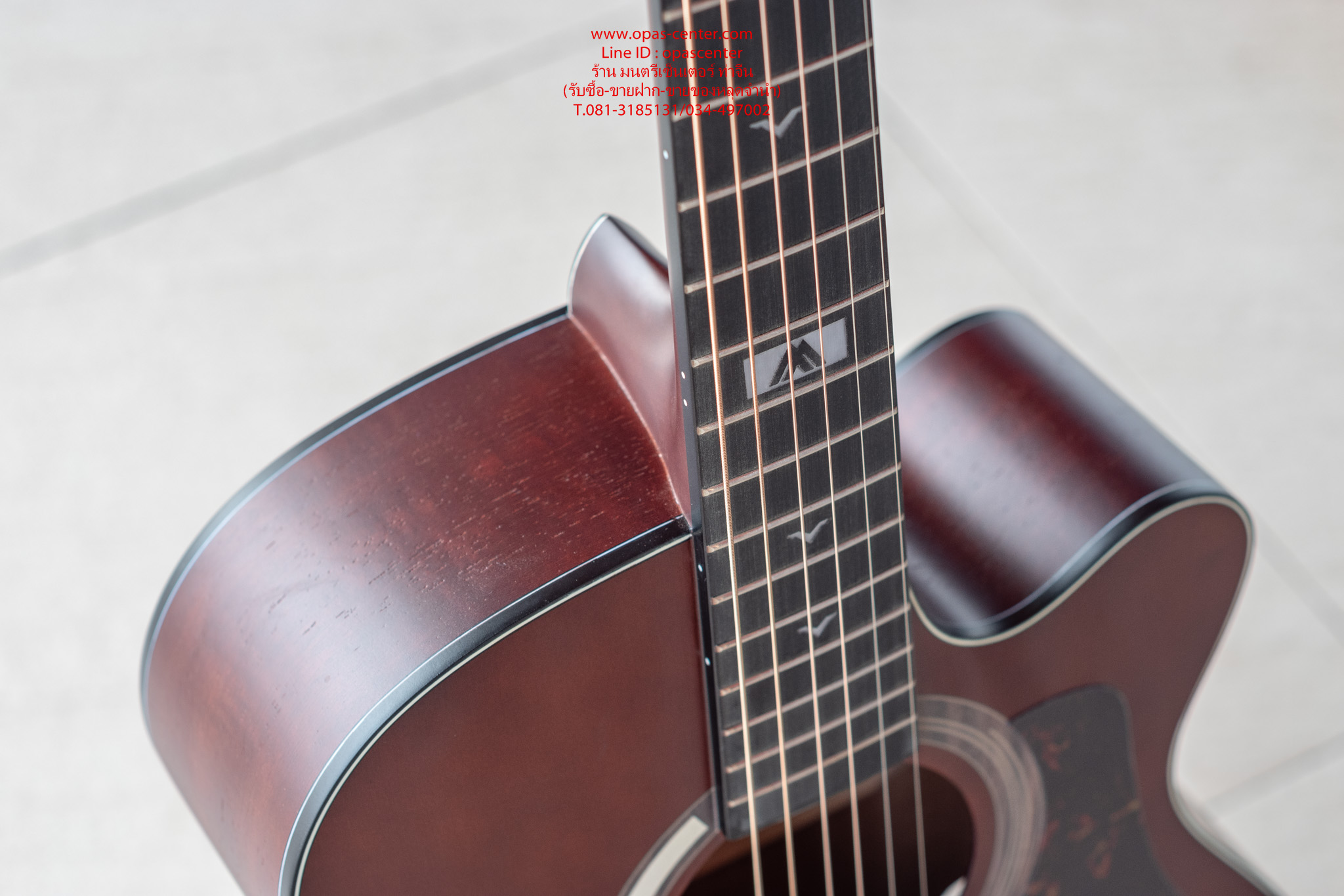 กีต้าร์โปร่งเว้า Mantic GT-1AC R 40 นิ้ว สีแดงสวย ทรง OM Cutaway ของใหม่