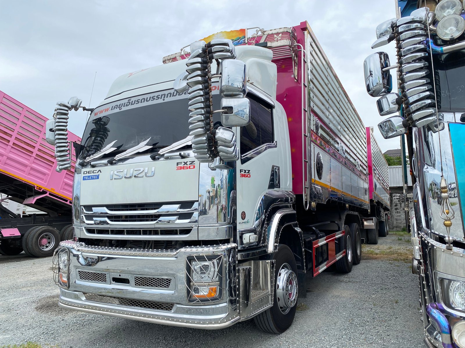 ดัมพ์มีเนียมพ่วงแม่ลูกISUZU FXZ 360 ปี 65