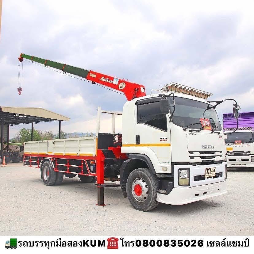 💥ซื้อสดหรือผ่อน ก็รับประโยชน์ไปเลยเต็มๆ 🚛หกล้อเครน ISUZU FTR 240 ปี 60 เครน UNIC 5 ตัน 5 ปอก (0048