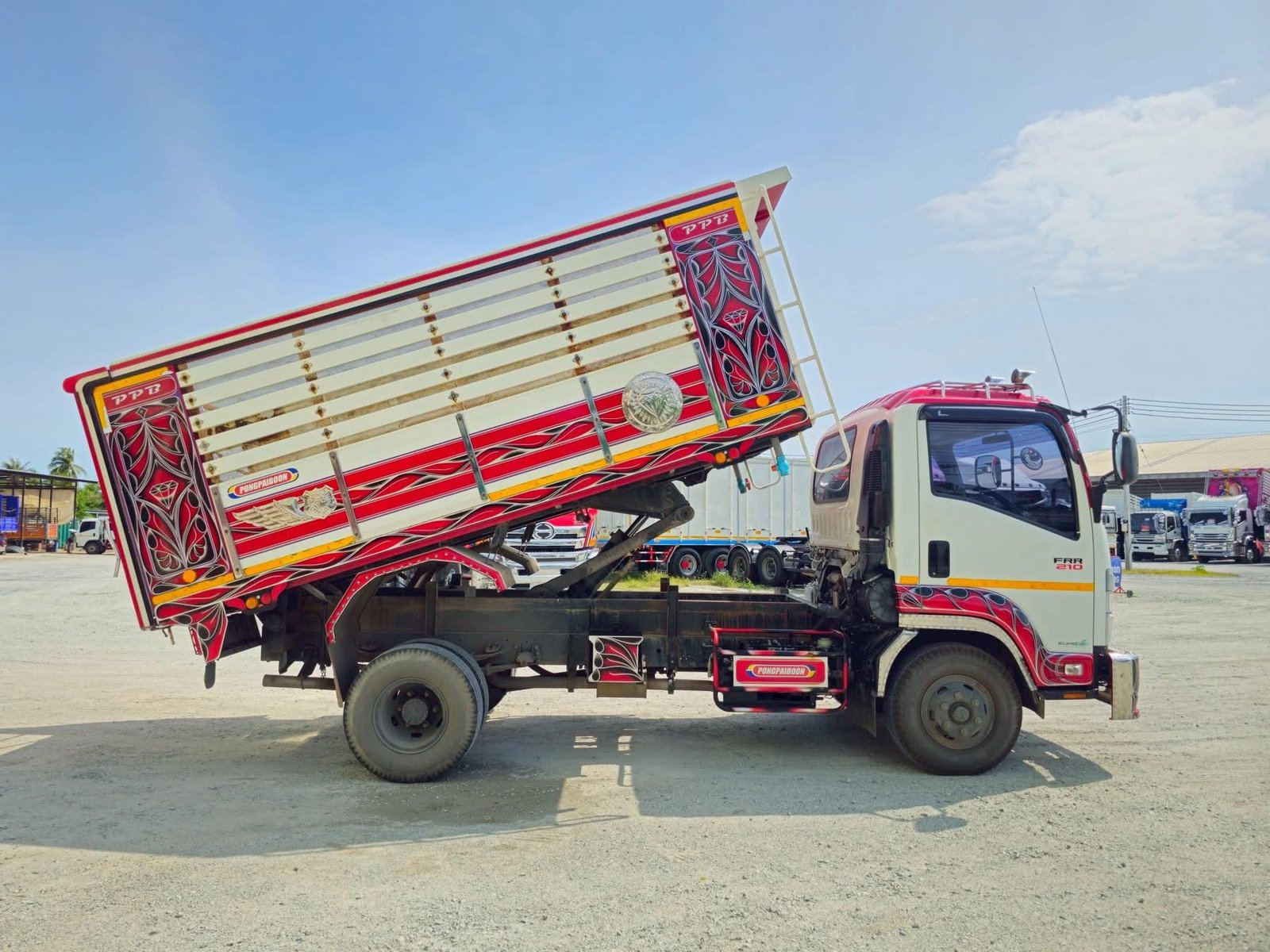 หกล้อดั้มพ์ ISUZU FRR 210 แรง ปี 65(7715) หกล้อดั้มพ์ ISUZU FRR 210 แรง ปี 65(7715)