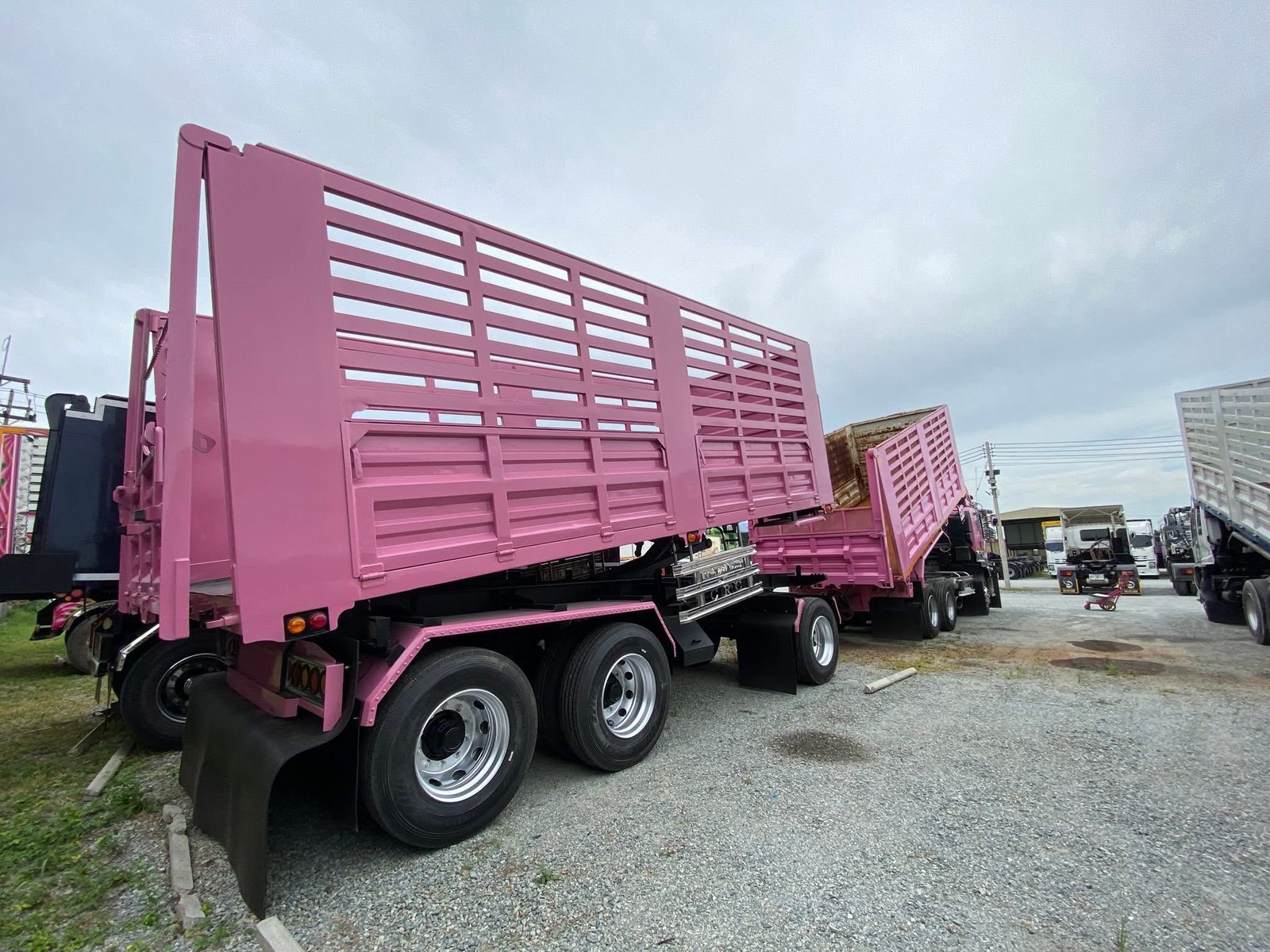 สิบล้อดัมพ์พ่วงแม่-ลูก ISUZU FXZ 360แรงปี 66 (1364)(2110)