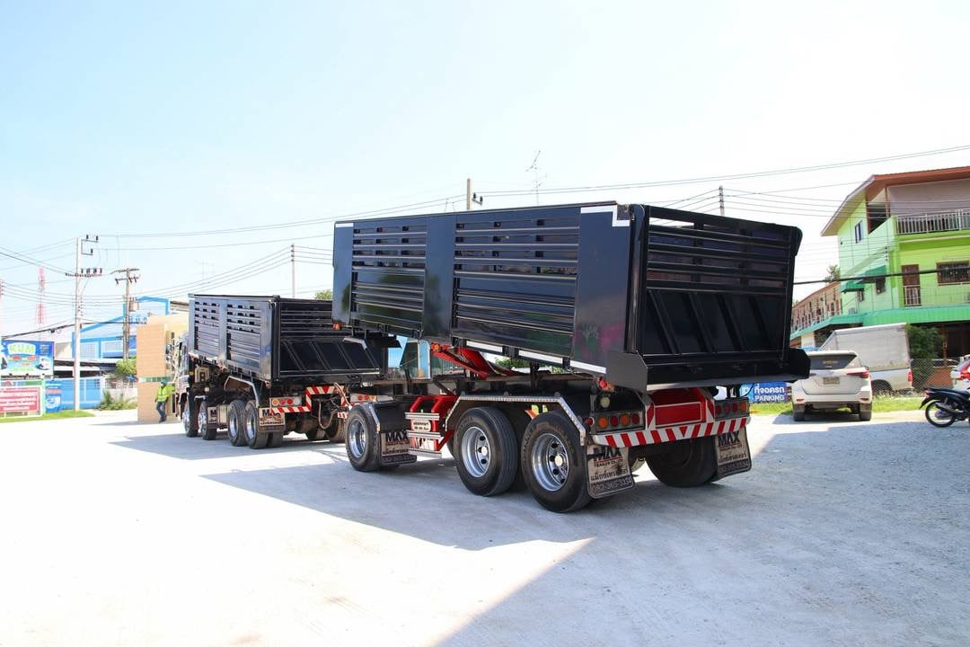 👉 สิบสองล้อดั้มพ์พ่วงแม่ลูก ISUZU
FYH 360 แรง ปี 2565+หางดัมพ์ สามเพลา ปี 65(3777)(3778) 👉 สิบสองล้อดั้มพ์พ่วงแม่ลูก ISUZU
FYH 360 แรง ปี 2565+หางดัมพ์ สามเพลา ปี 65(3777)(3778)