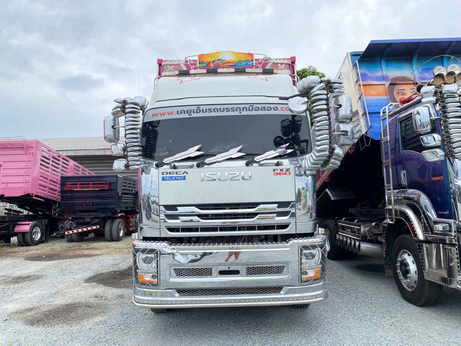 ดัมพ์มีเนียมพ่วงแม่ลูกISUZU FXZ 360 ปี 65 ดัมพ์มีเนียมพ่วงแม่ลูกISUZU FXZ 360 ปี 65