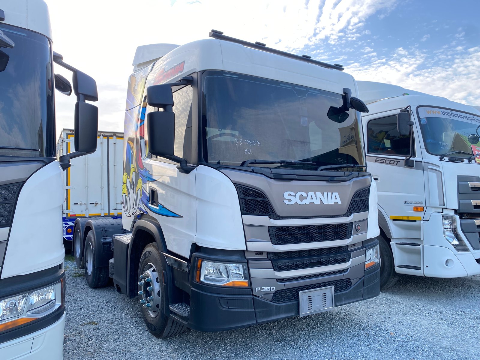สิบล้อหัวลาก SCANIA P360 360 แรงปีผลิต 65 (7373)