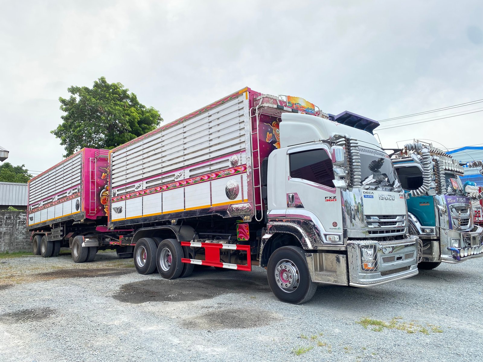 ดัมพ์มีเนียมพ่วงแม่ลูกISUZU FXZ 360 ปี 65 ดัมพ์มีเนียมพ่วงแม่ลูกISUZU FXZ 360 ปี 65
