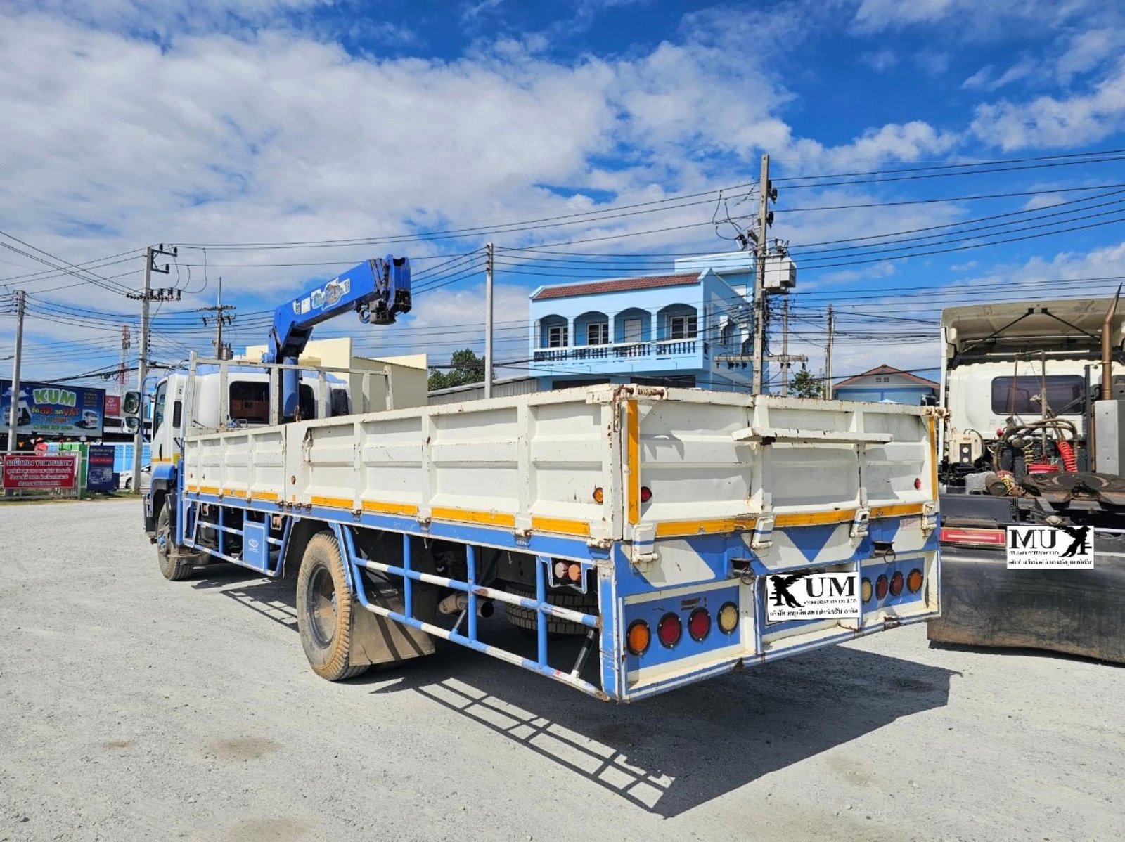 หกล้อเครน ISUZU FTR 240 แรงปี57 (6774)