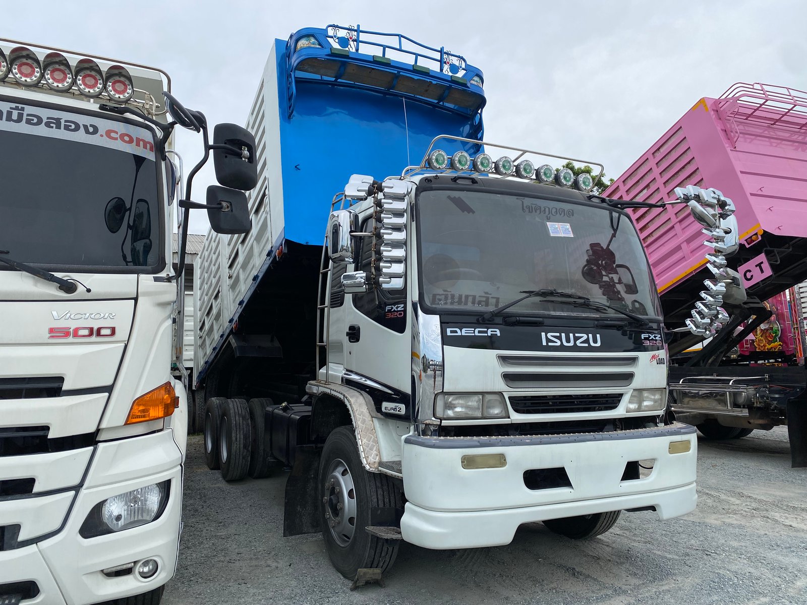สิบล้อดั้มพ์ ISUZU FXZ 320 แรง ปี 51(7387)