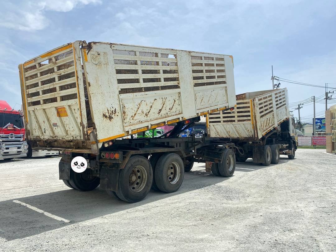 สิบล้อดั้มพ์พ่วงแม่-ลูก ISUZU FXZ 360 แรง ปี 65(3843)(3844) สิบล้อดั้มพ์พ่วงแม่-ลูก ISUZU FXZ 360 แรง ปี 65(3843)(3844)