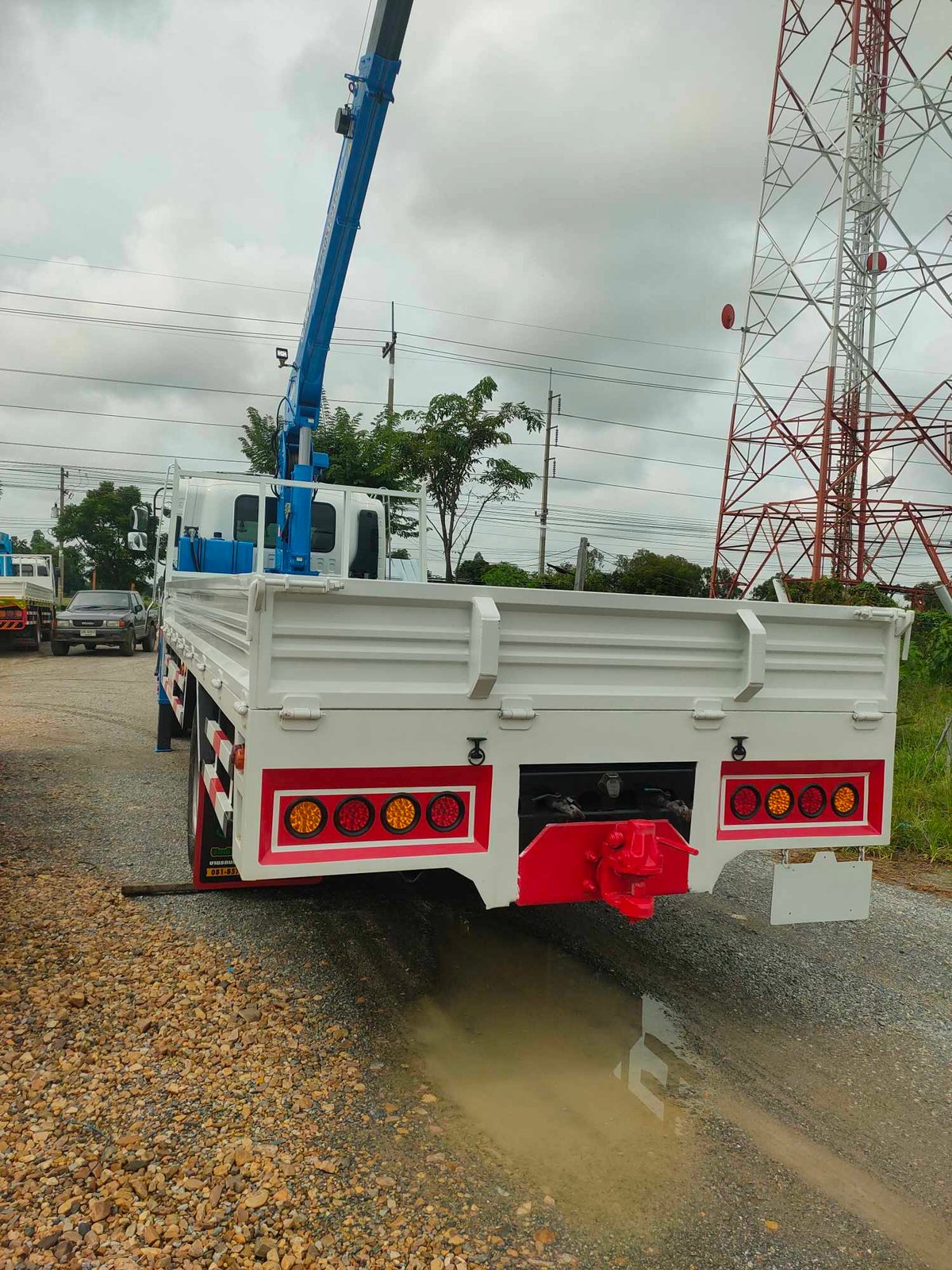 อีซูซุโรโบคอป FTR240 ปี54 240แรงม้า เครนXCMG 5.5ตัน4ปลอกเครนใหม่ป้ายแดง