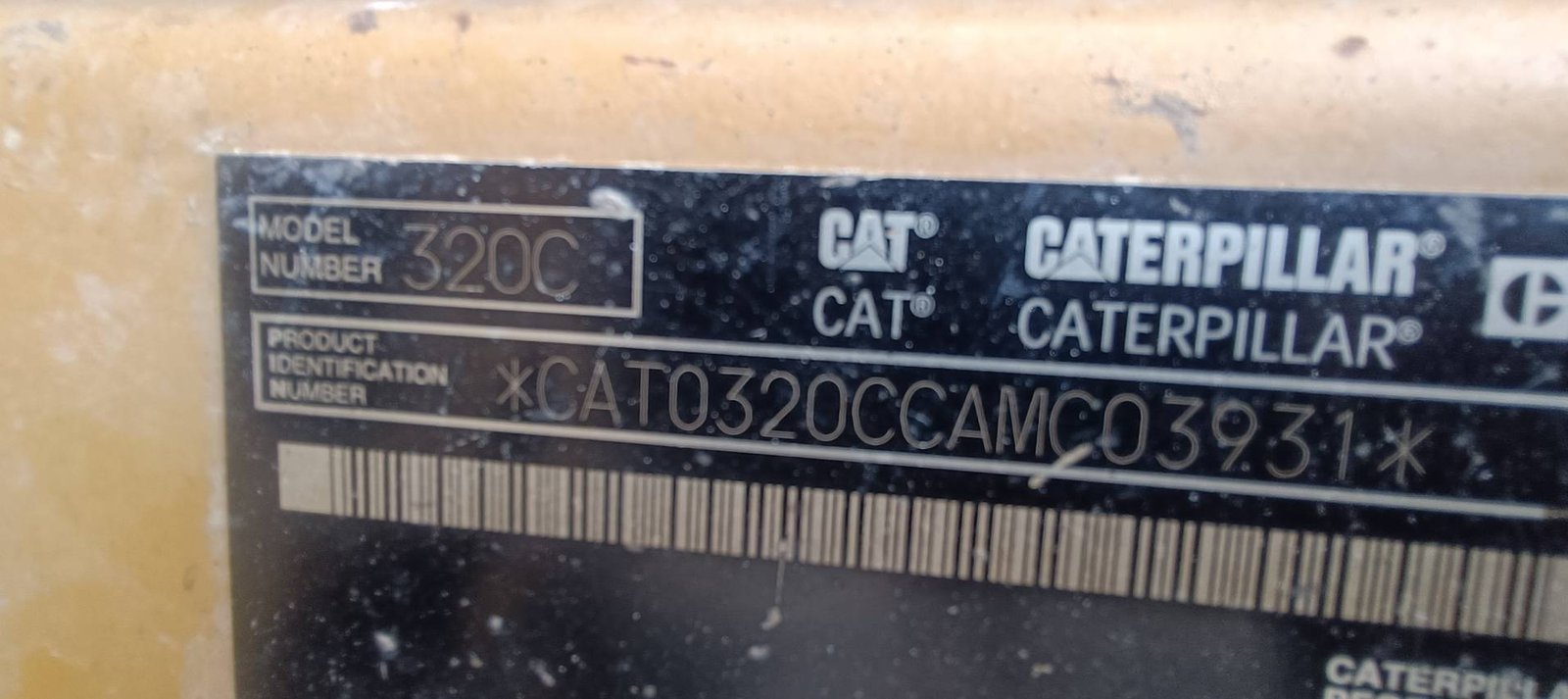 ขายรถแม็คโคร cat 320c