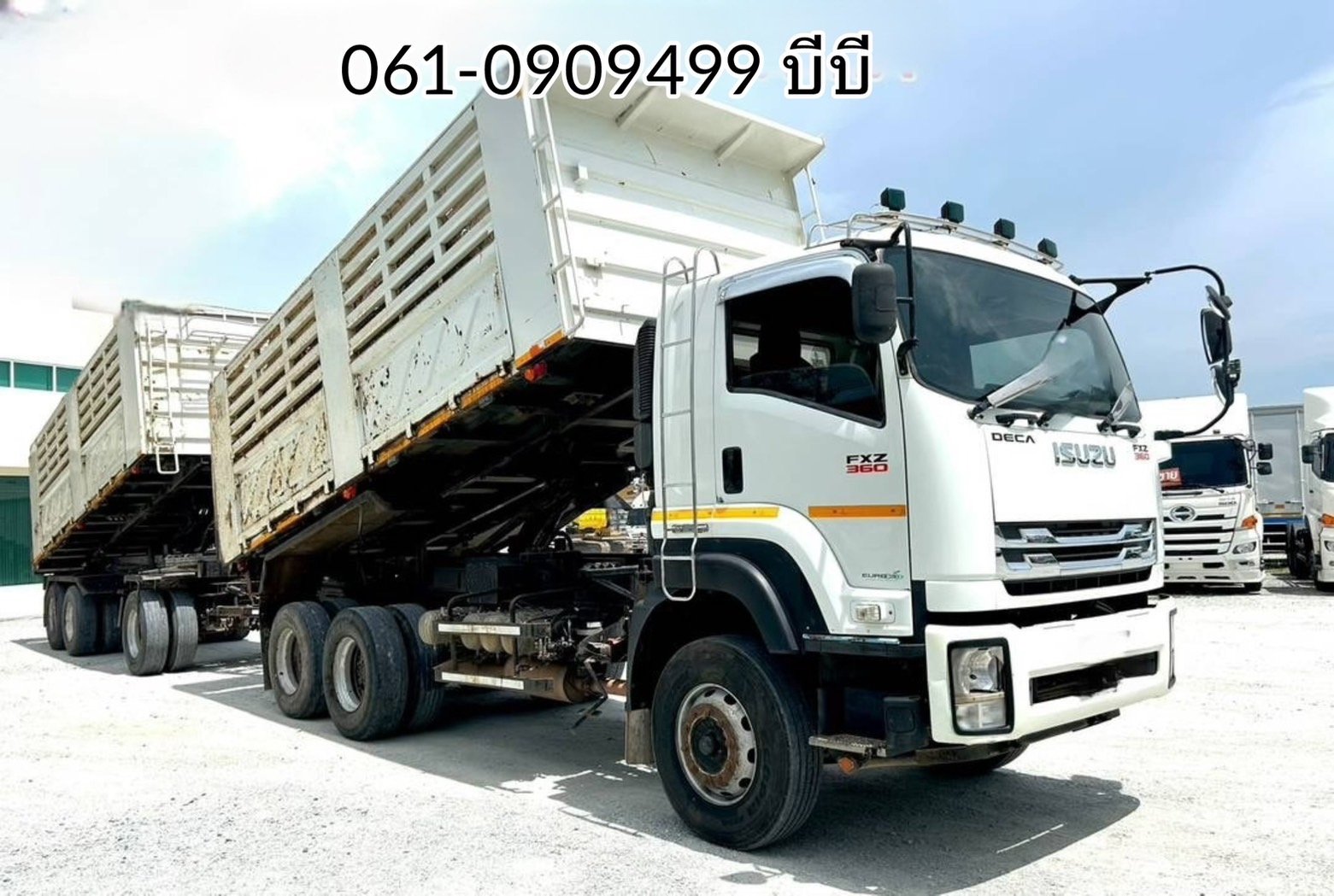 อู่สามมิตร‼️ สิบล้อดั้มพ์พ่วง ISUZU FXZ 360 แรงม้า ปี 2565 (3843) อู่สามมิตร‼️ สิบล้อดั้มพ์พ่วง ISUZU FXZ 360 แรงม้า ปี 2565 (3843)