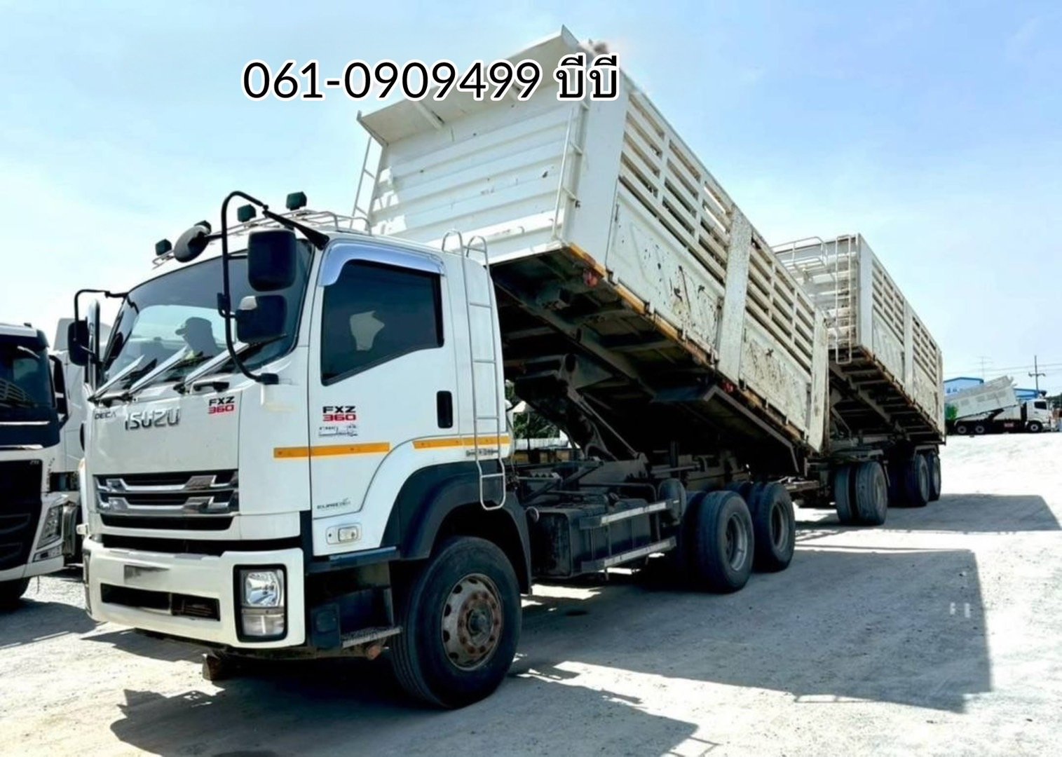 อู่สามมิตร‼️ สิบล้อดั้มพ์พ่วง ISUZU FXZ 360 แรงม้า ปี 2565 (3843) อู่สามมิตร‼️ สิบล้อดั้มพ์พ่วง ISUZU FXZ 360 แรงม้า ปี 2565 (3843)