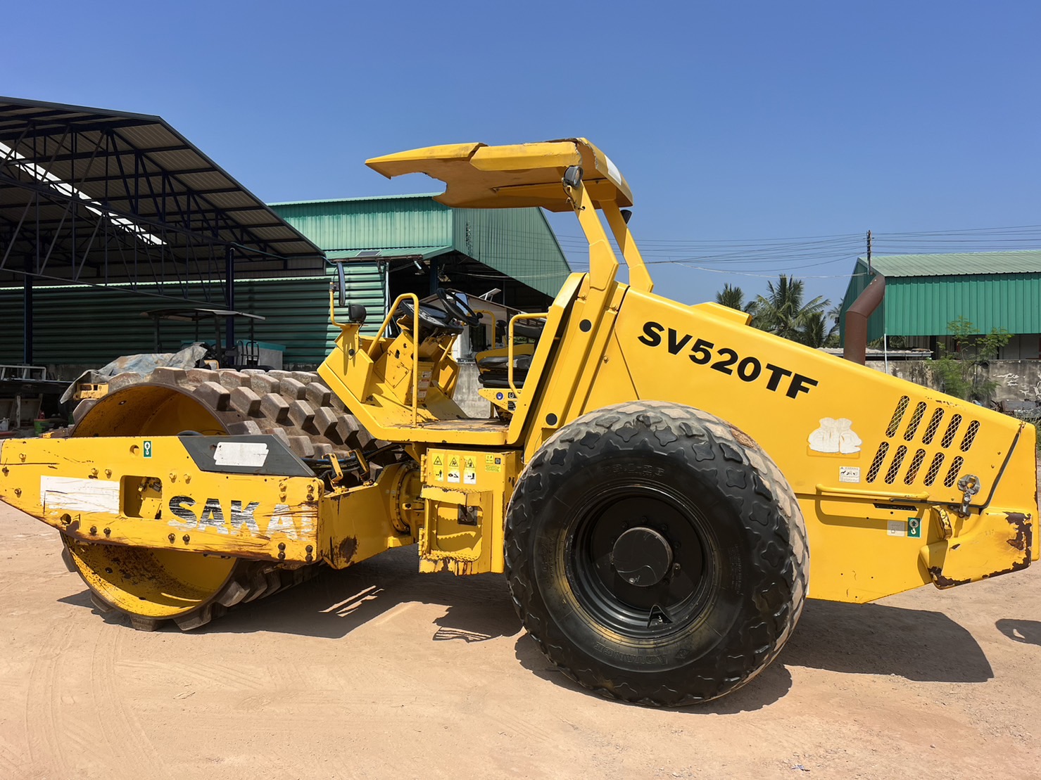 รถบด sakai SV520 TF มีให้2เปลือก ปี62 รถสวยสมบูรณ์มากเครื่องเดิม 7,950 ชม.