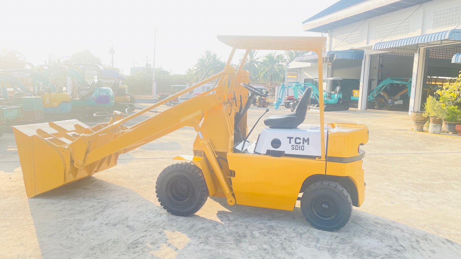 🇯🇵🚜รถตักหินตักทราย TCM SD10 มือสอง นำเข้าจากญี่ปุ่น ทำสีใหม่🚜🇯🇵