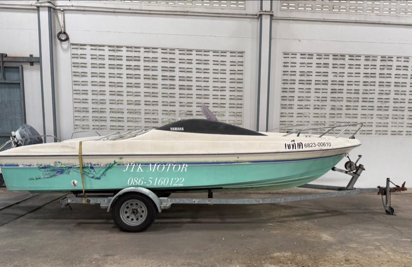 🇯🇵🛥️เจ็ทโบ๊ท Yamaha SRV ติดเครื่อง Yamaha 50 แรง มือสองญี่ปุ่น พร้อมทะเบียน ⚓️🇯🇵