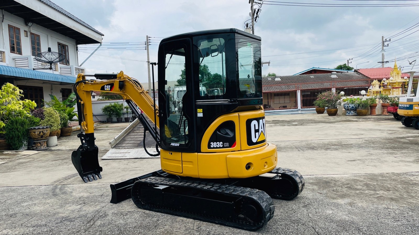 🇯🇵🚜รถขุด CAT 303C CR มีเก๋ง มือสอง นำเข้าจากญี่ปุ่น 🚜🇯🇵