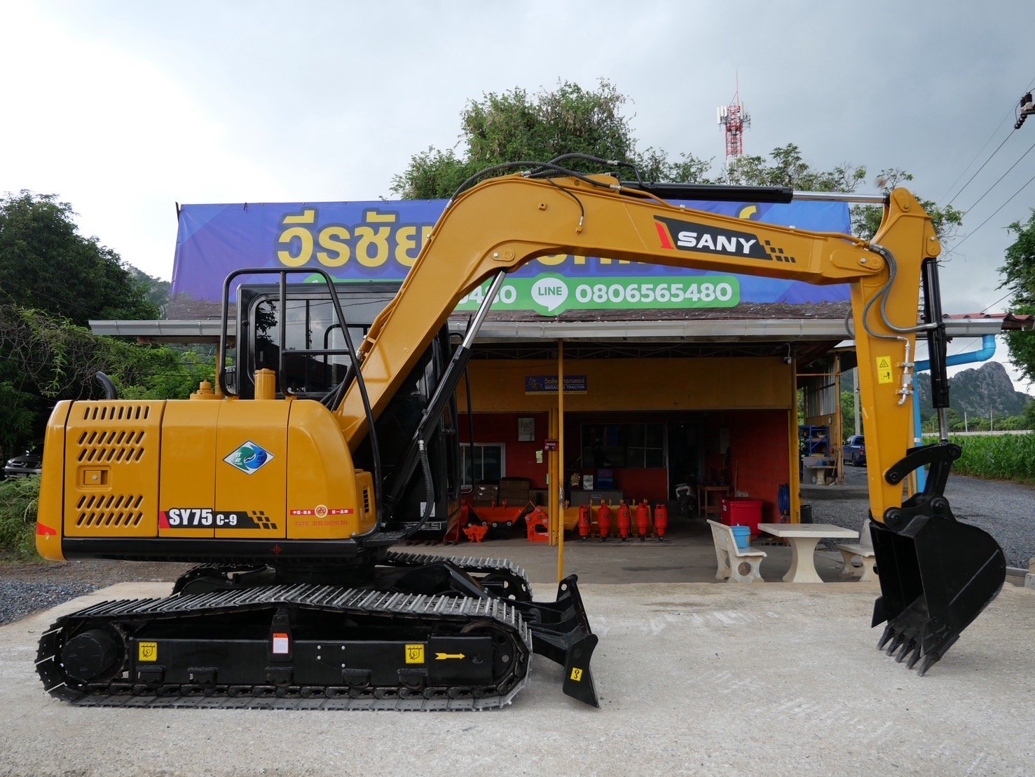 รถขุดแมคโคร SANY SY75C ปี2022