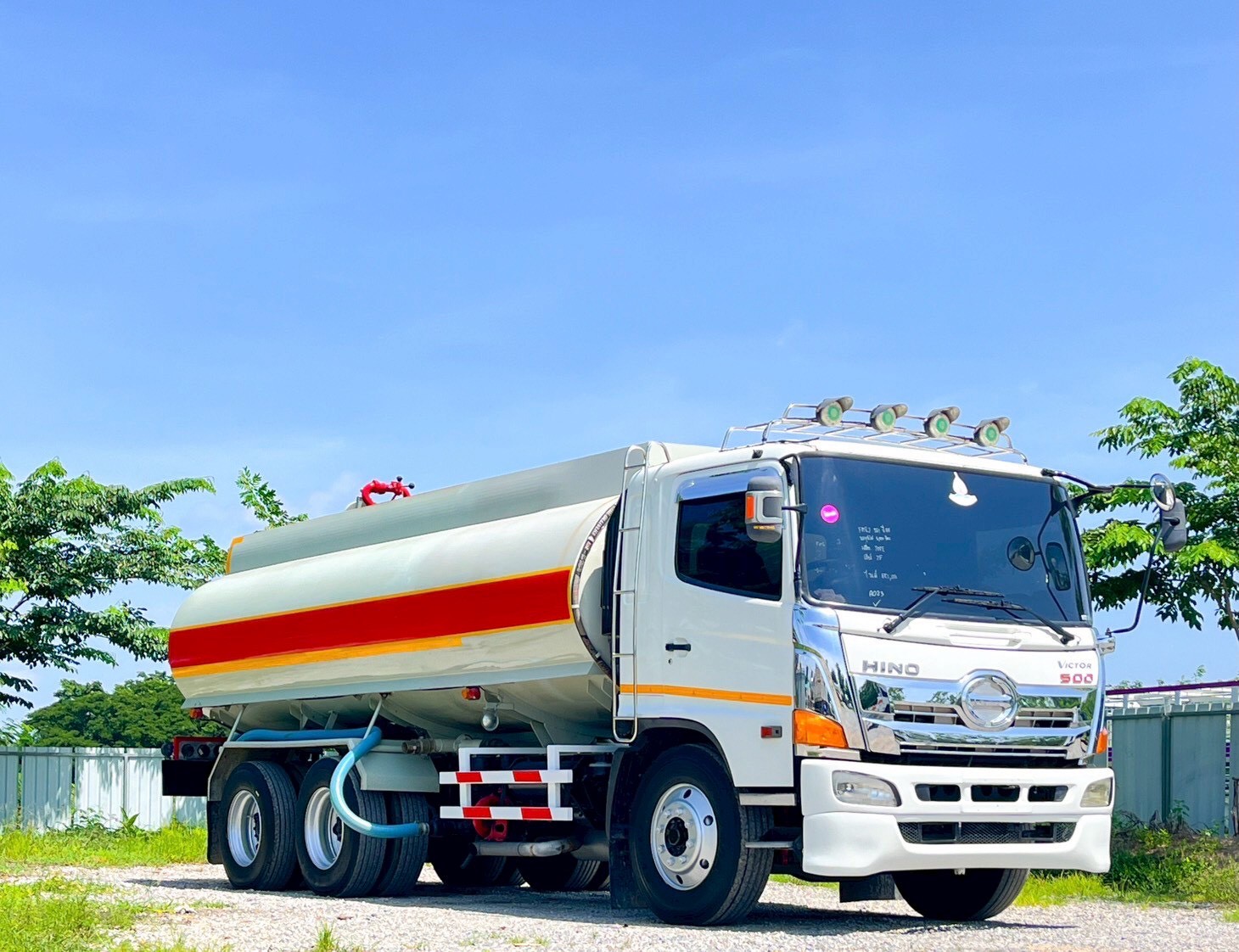 รถน้ำ HINO FM8J 251 แรงม้า ปี 2555