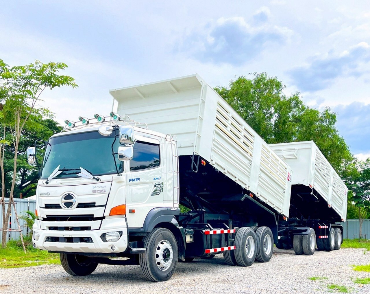 10 ล้อพ่วง HINO VICTOR FM1A 344 แรงม้า ปี 2564