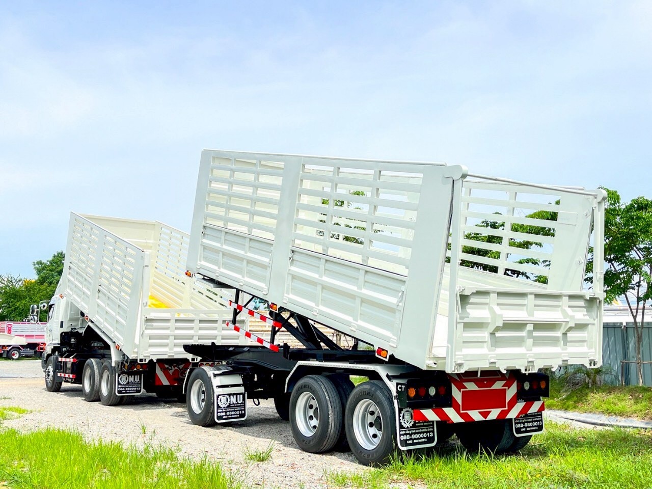 10 ล้อพ่วง HINO VICTOR FM1A 344 แรงม้า ปี 2558