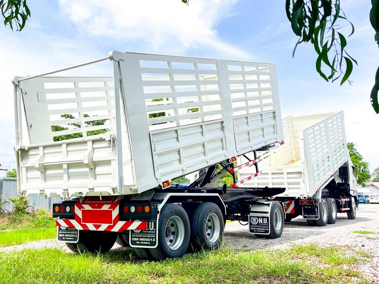 10 ล้อพ่วง HINO VICTOR FM1A 344 แรงม้า ปี 2558