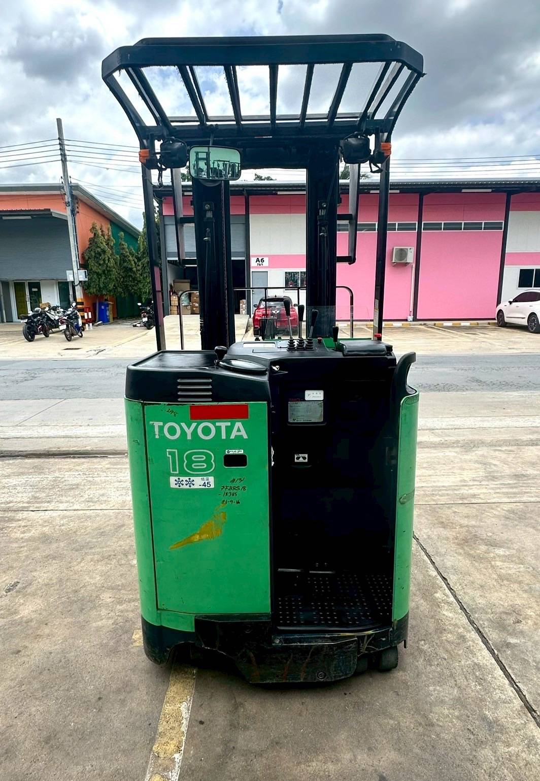 218 รถไฟฟ้ายืนขับ TOYOTA 7FBRS18 218 รถไฟฟ้ายืนขับ TOYOTA 7FBRS18