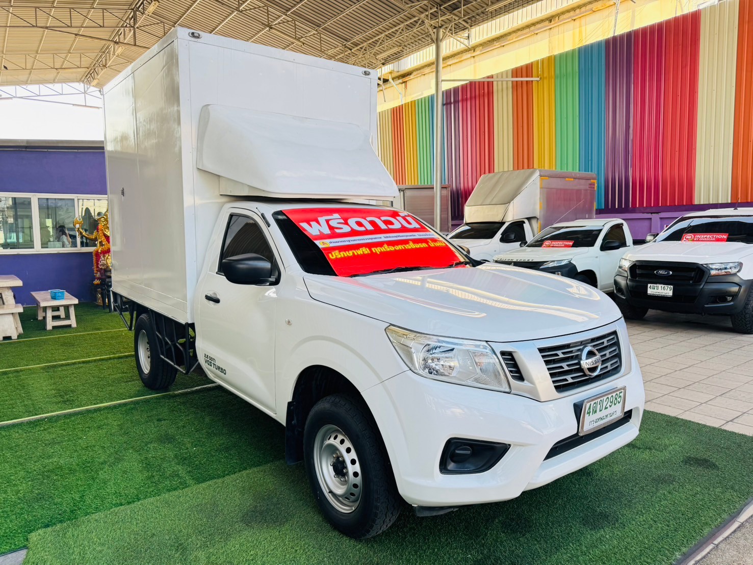 ตู้แห้ง + เสริมแหนบแล้ว #NISSAN NP300 2.5 SL ตอนเดียว ปี 2019