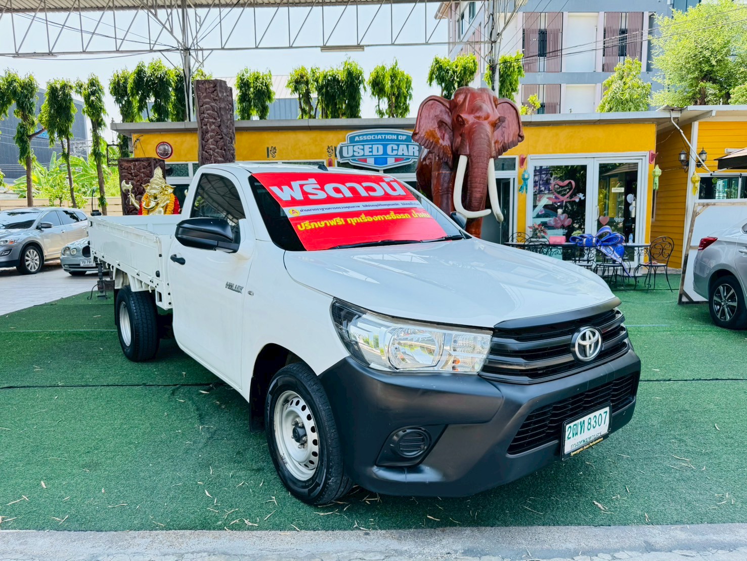 ไมล์แท้ 91,xxx กม กระบะพื้นเรียบ #TOYOTA REVO Singlecab 2.4 J Plus ปี 2018