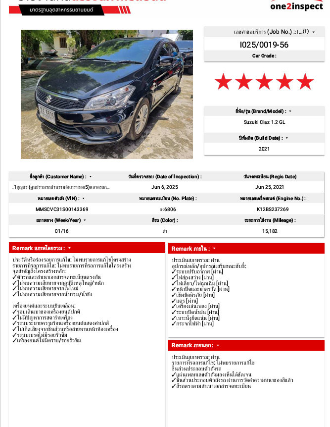 ✅ไมล์แท้ 15,xxx กม #SUZUKI CIAZ 1.2 GL CVT ปี 2021