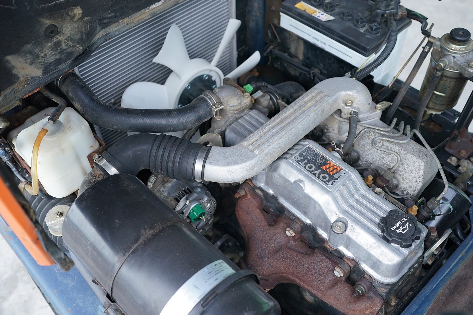 รถยกเก่าญี่ปุ่น toyota 5fd15 ดีเซล เกียร์ธรรมดา เสา 3 เมตร