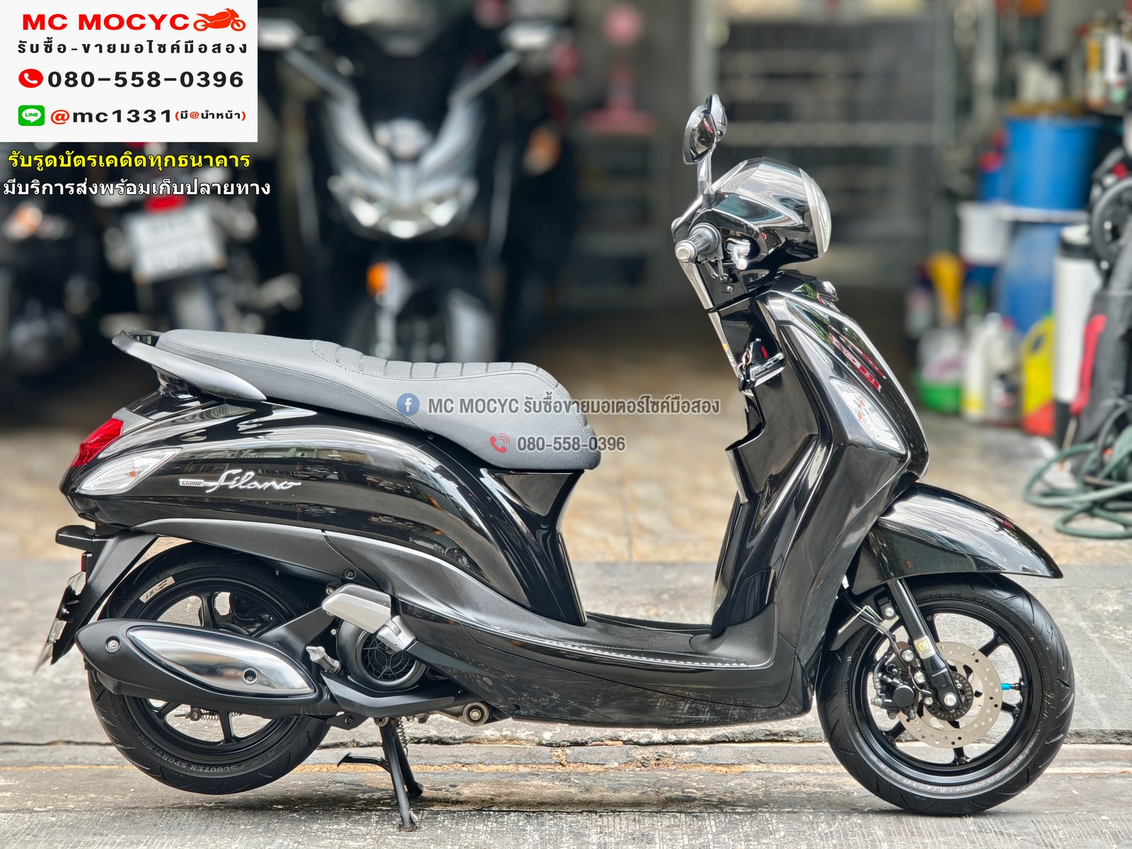 Grand Filano Hybrid 2019 สีดำเงาชุดสีสวย วิ่ง20000โล กุญแจ2ดอกบุคเซอวิสครบ NO1144