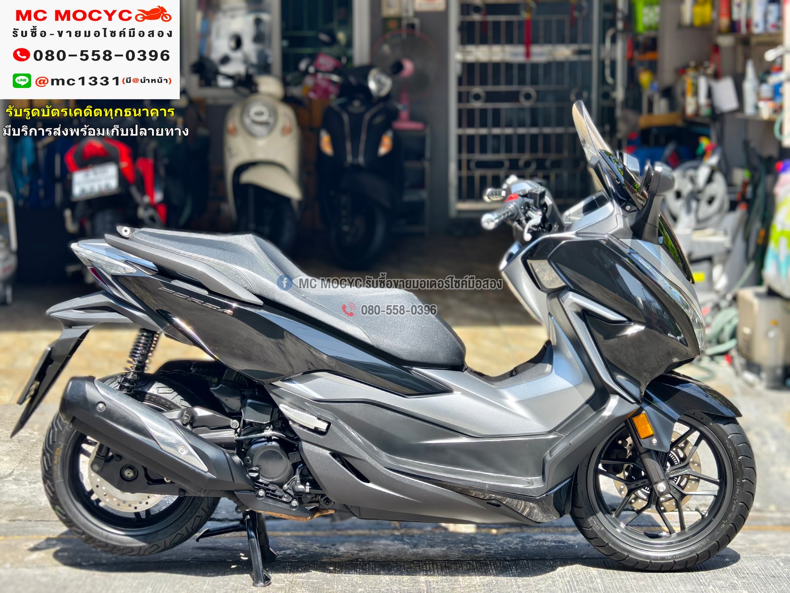 Forza 300 2020 วิ่ง5000โล รถบ้านแท้มือเดียว เครื่องท่อเดิมๆ กุญแจบุคเซอวิสครบ No1147