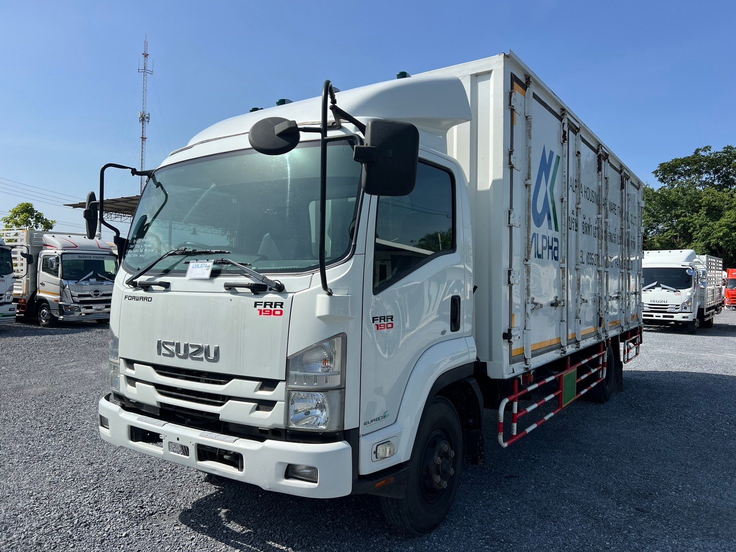 ISUZU FRR 190 ตู้ 10 บาน ยาว 6.5 ม. ปี 62