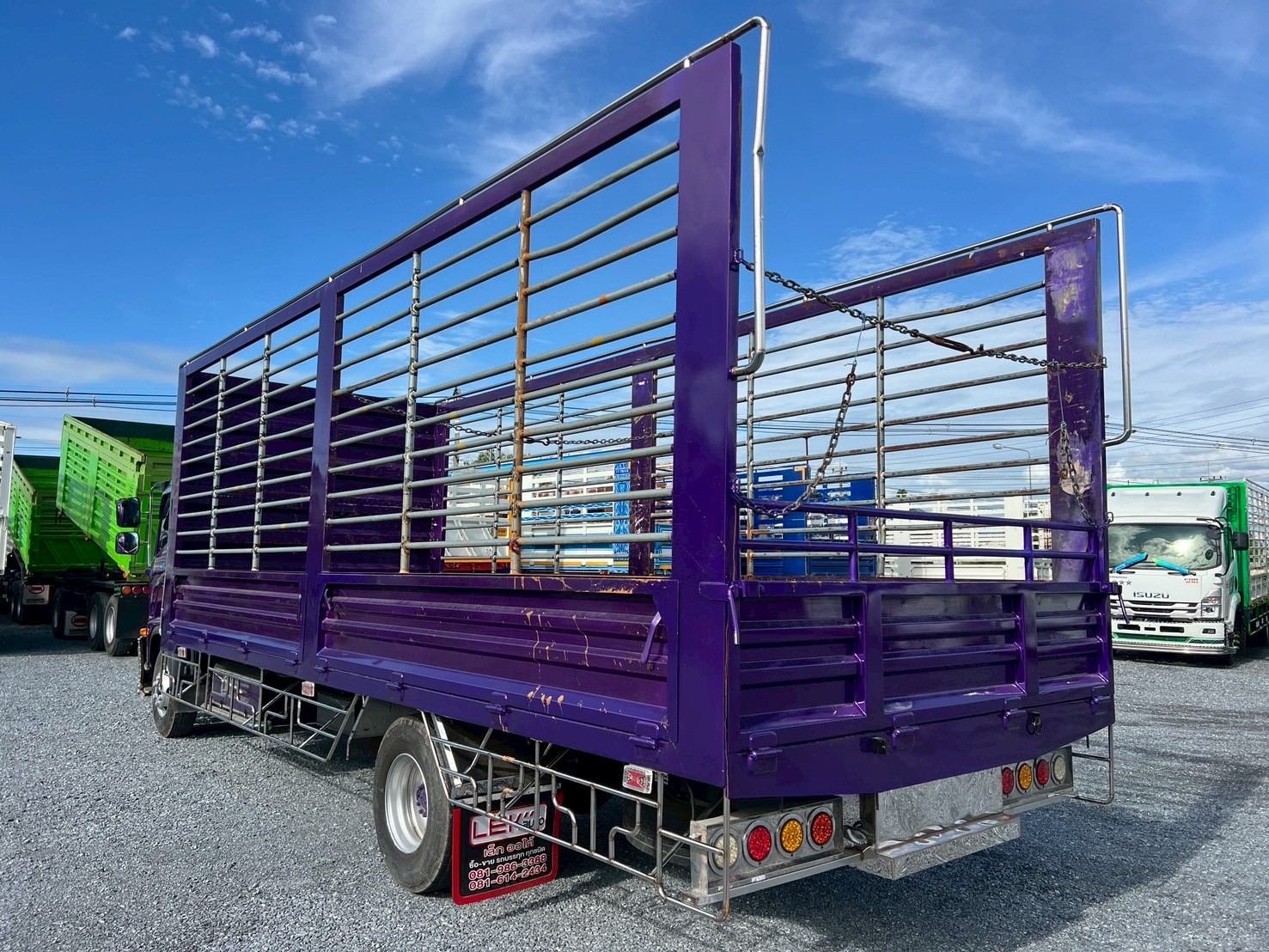 HINO FC9J 210 HP ปี64 สีม่วง HINO FC9J 210 HP ปี64 สีม่วง