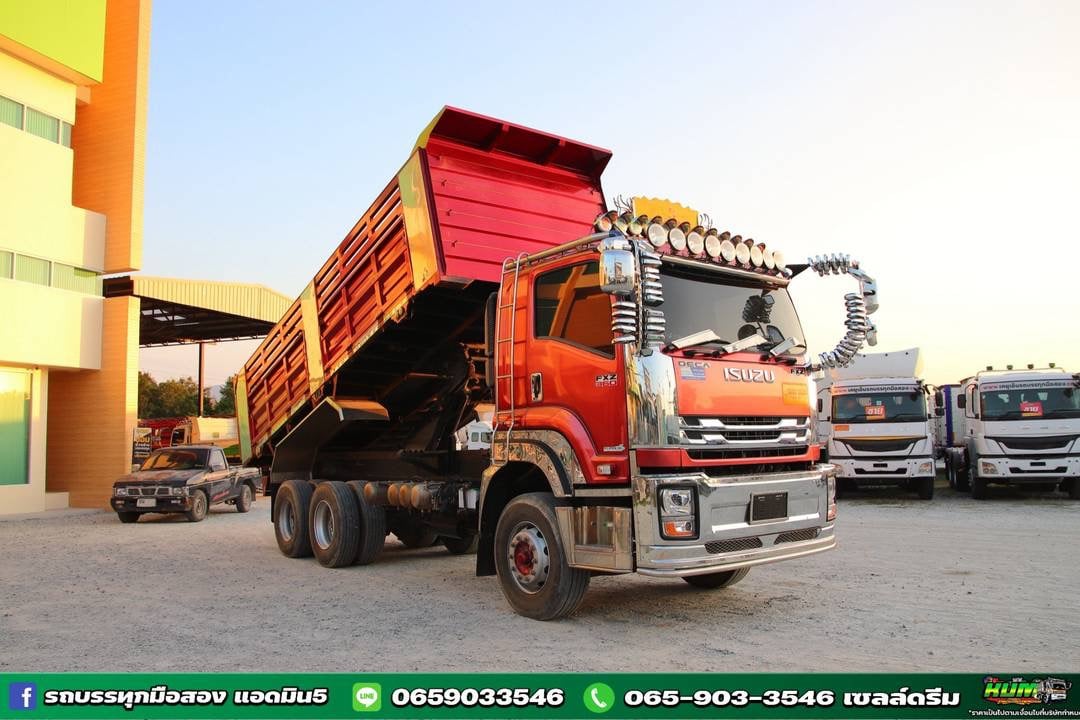 สิบล้อดั้มพ์ ISUZU FXZ 360 แรง. ปี66 (1429) สิบล้อดั้มพ์ ISUZU FXZ 360 แรง. ปี66 (1429)