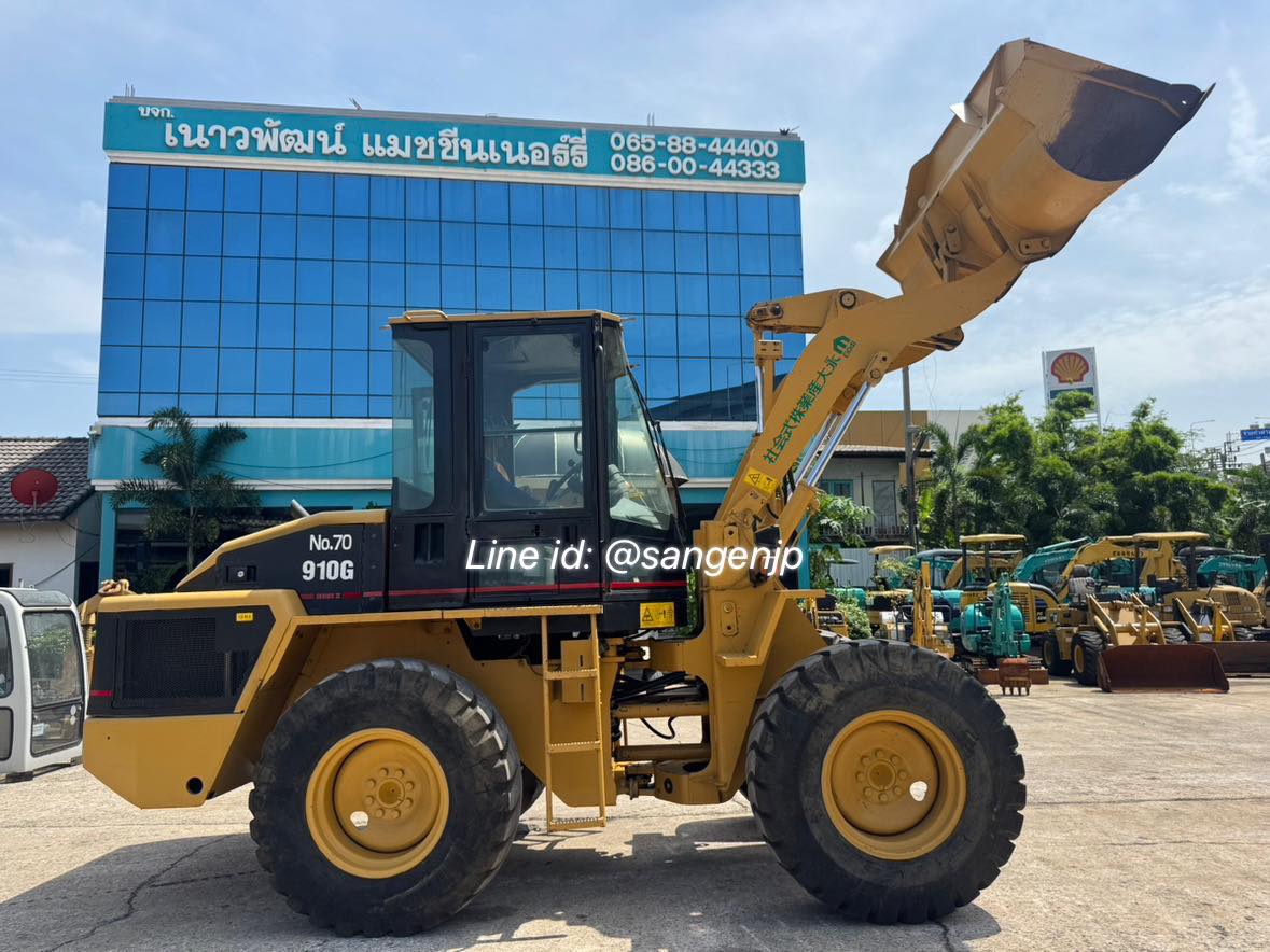 ขาย รถตัก เอวอ่อน มือสองญี่ปุ่น CAT 910G 🇯🇵 ขนาดเทียบเท่า WA100 บุ้งกี๋ 1.5 คิว รถไม่เคยใช้งานในไท