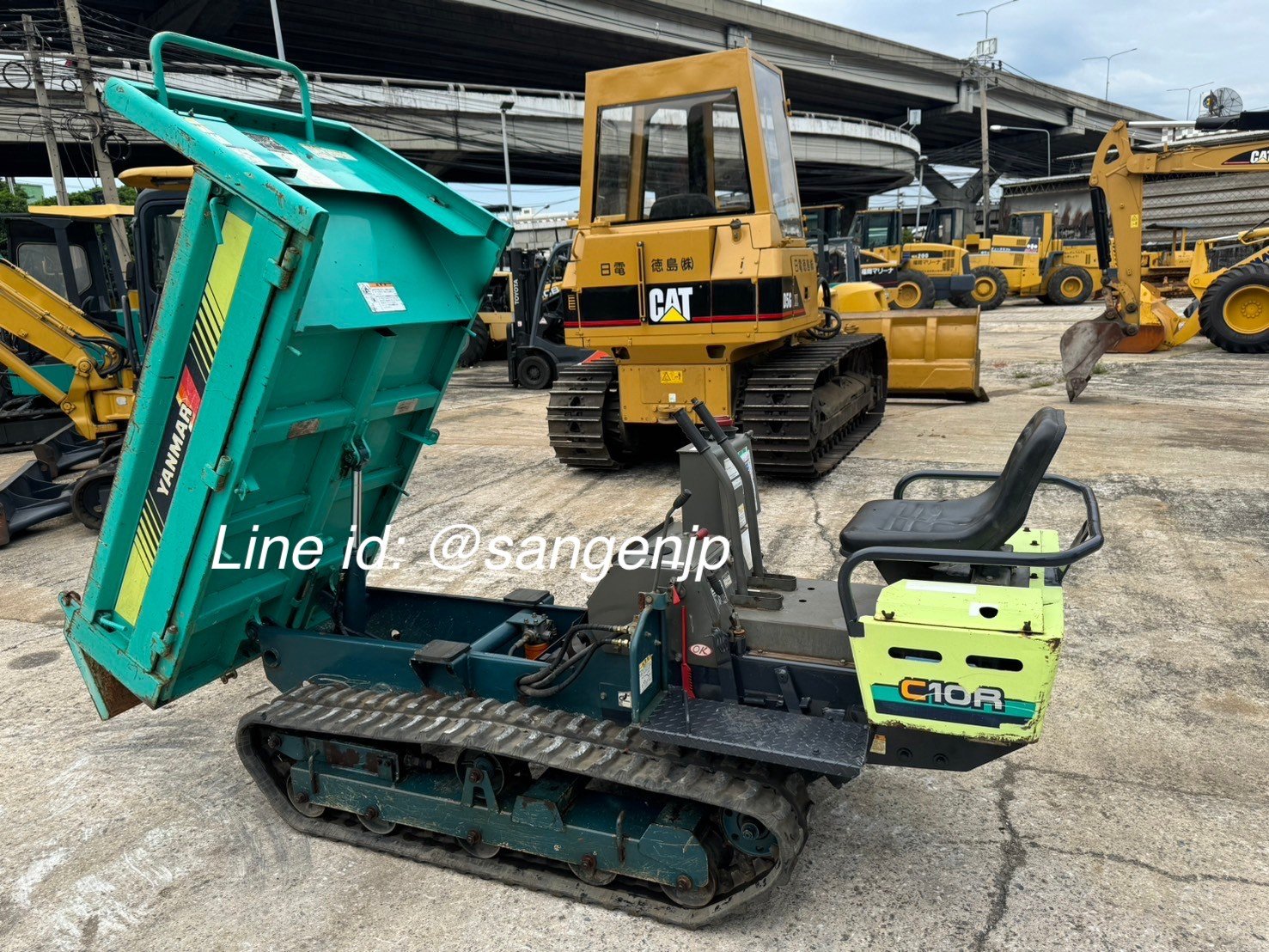 รถดั๊มเปอร์แทรค YANMAR C10R DUMPER ☎ ครีม 065-88-444-00 | Line id: @sangenjp | www.sangenjp.com