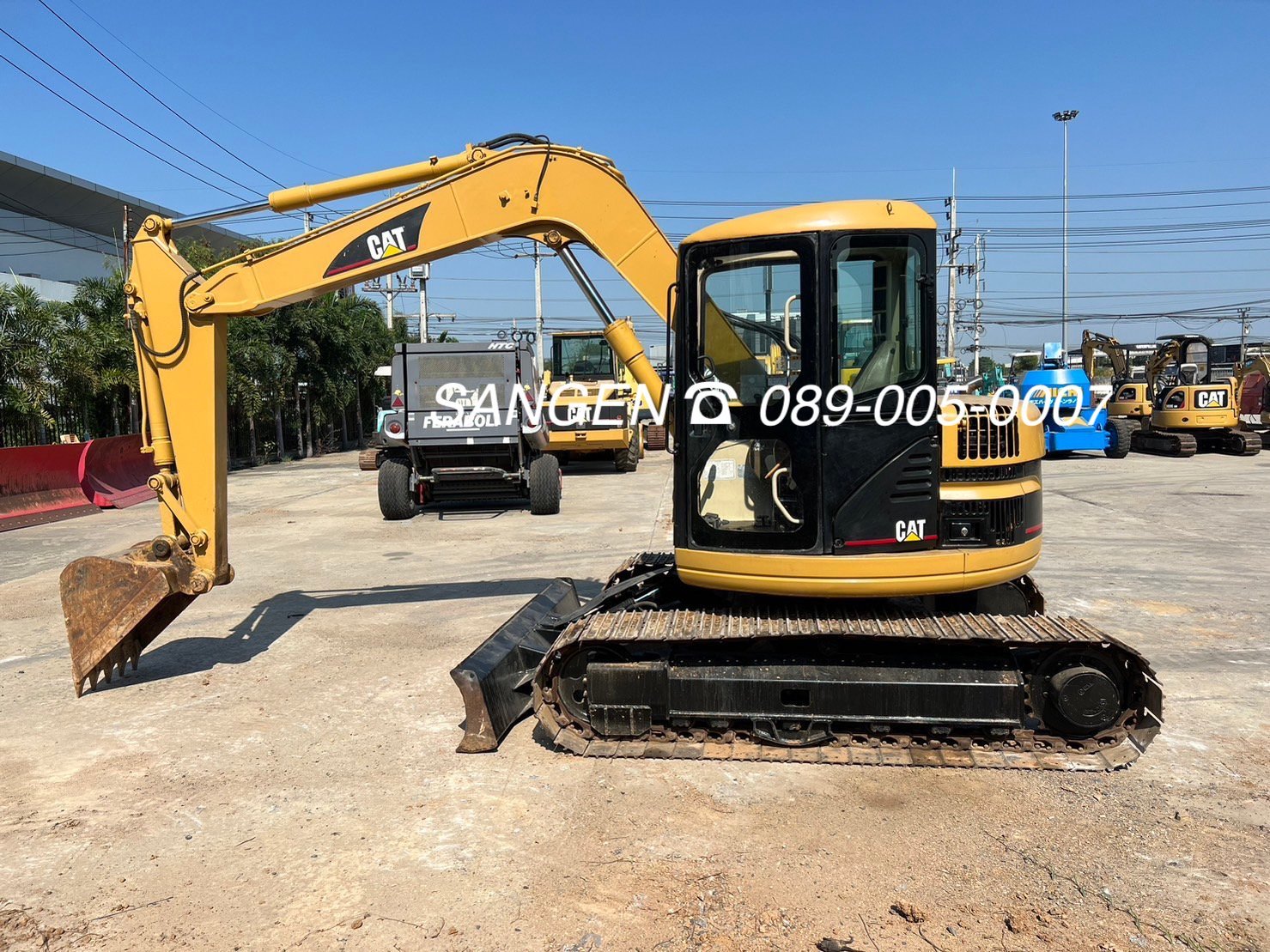 ขาย รถแม็คโคร ขนาด 8 ตัน มือสองจากญี่ปุ่น 🇯🇵 CAT308BSR รถไม่เคยใช้งานในไทย ☎ ครีม 065-88-444-00 | Line id: @sangenjp | www.sangenjp.com | SANGEN