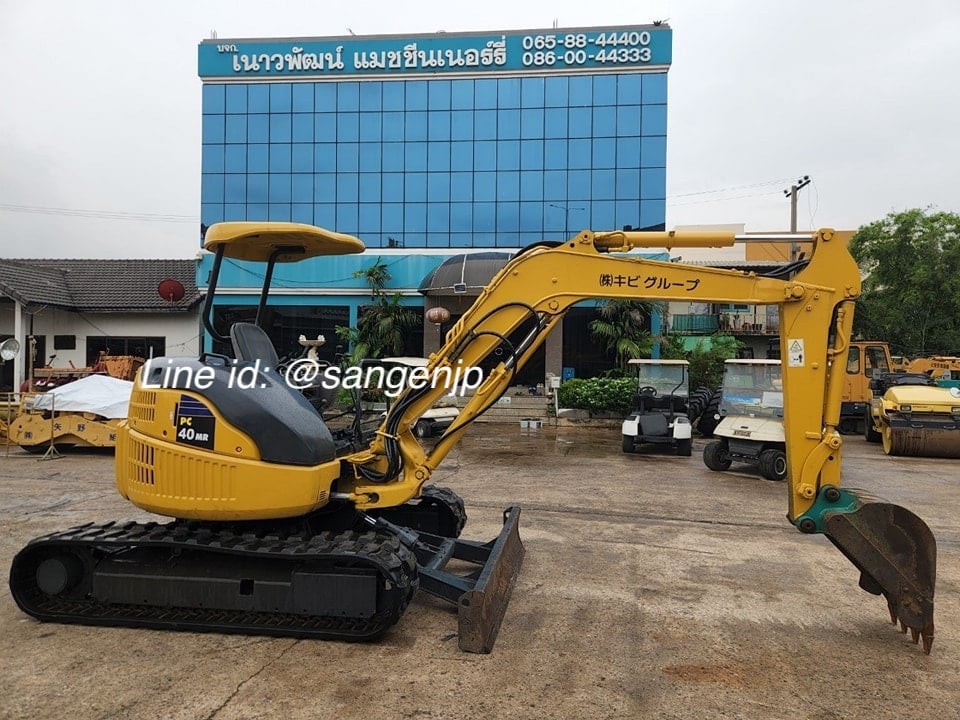 ขาย รถแมคโคร ขนาด 4 ตัน มือสองญี่ปุ่น KOMATSU PC40MR-1 🇯🇵 รถไม่เคยใช้งานในไทย ☎ ครีม 065-88-444-00