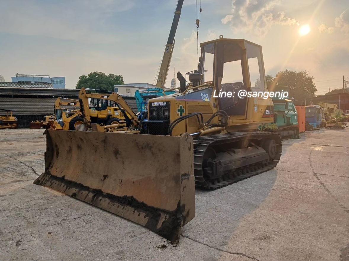 ขาย รถแทรกเตอร์ มือสองญี่ปุ่น ใบมีด 6 ทิศทาง CATERPILLAR D5G 🇯🇵 รถไม่เคยใช้งานในไทย ชั่วโมงน้อย ☎ 
