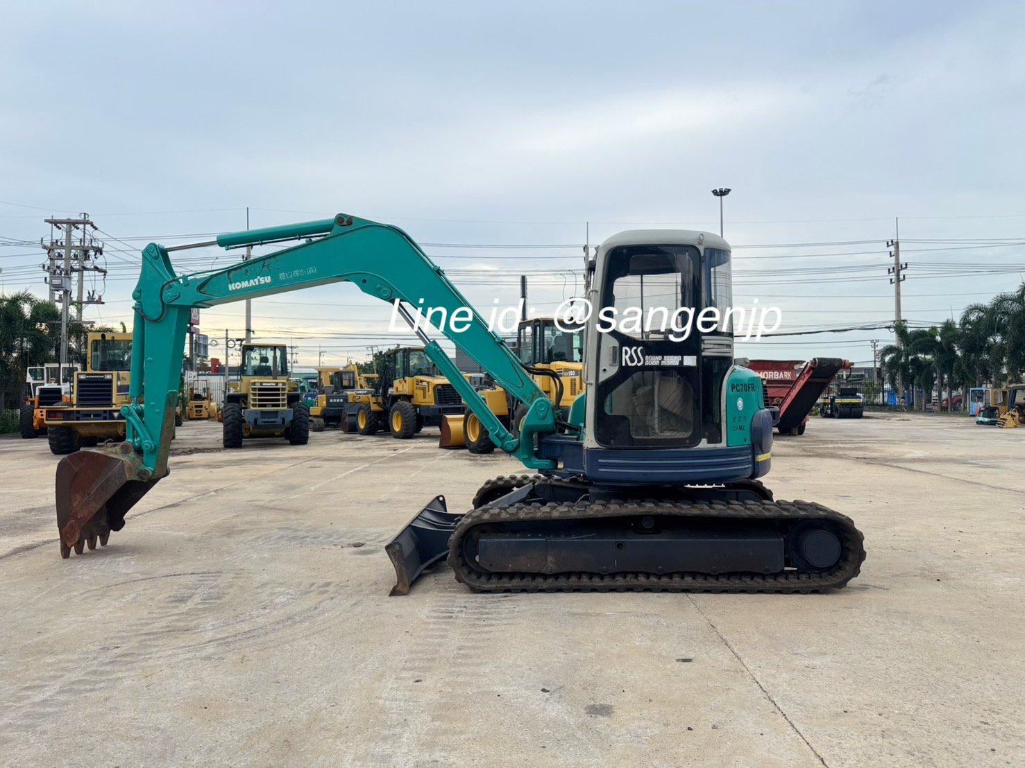 ขาย รถแม็คโคร มือสองญี่ปุ่น 🇯🇵 KOMATSU PC70FR รถไม่เคยใช้งานในไทย ☎ ครีม 065-88-444-00 | Line id: ขาย รถแม็คโคร มือสองญี่ปุ่น 🇯🇵 KOMATSU PC70FR รถไม่เคยใช้งานในไทย ☎ ครีม 065-88-444-00 | Line id: