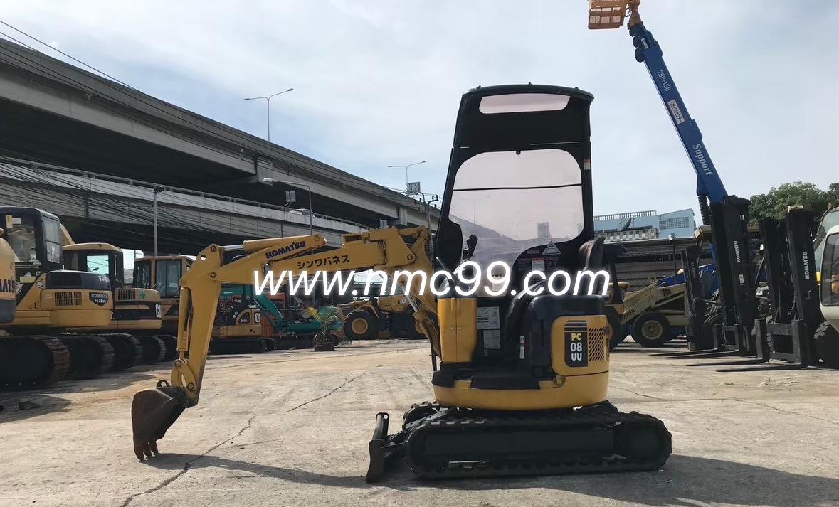ขาย รถแบคโฮจิ๋ว มือสองจากญี่ปุ่น ขนาดขึ้นรถกระบะได้ KOMATSU PC08UU 🇯🇵 รถไม่เคยใช้งานในไทย ☎ ครีม 0