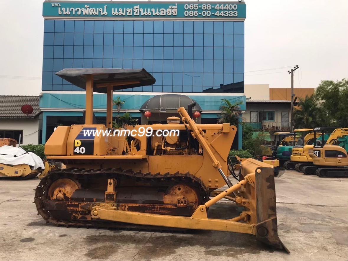 ขาย รถแทรคเตอร์ มือสองจากญี่ปุ่น ใบมีด 4 ทิศทาง KOMATSU D40 🇯🇵 รถไม่เคยใช้งานในไทย ☎ ครีม 065-88-4