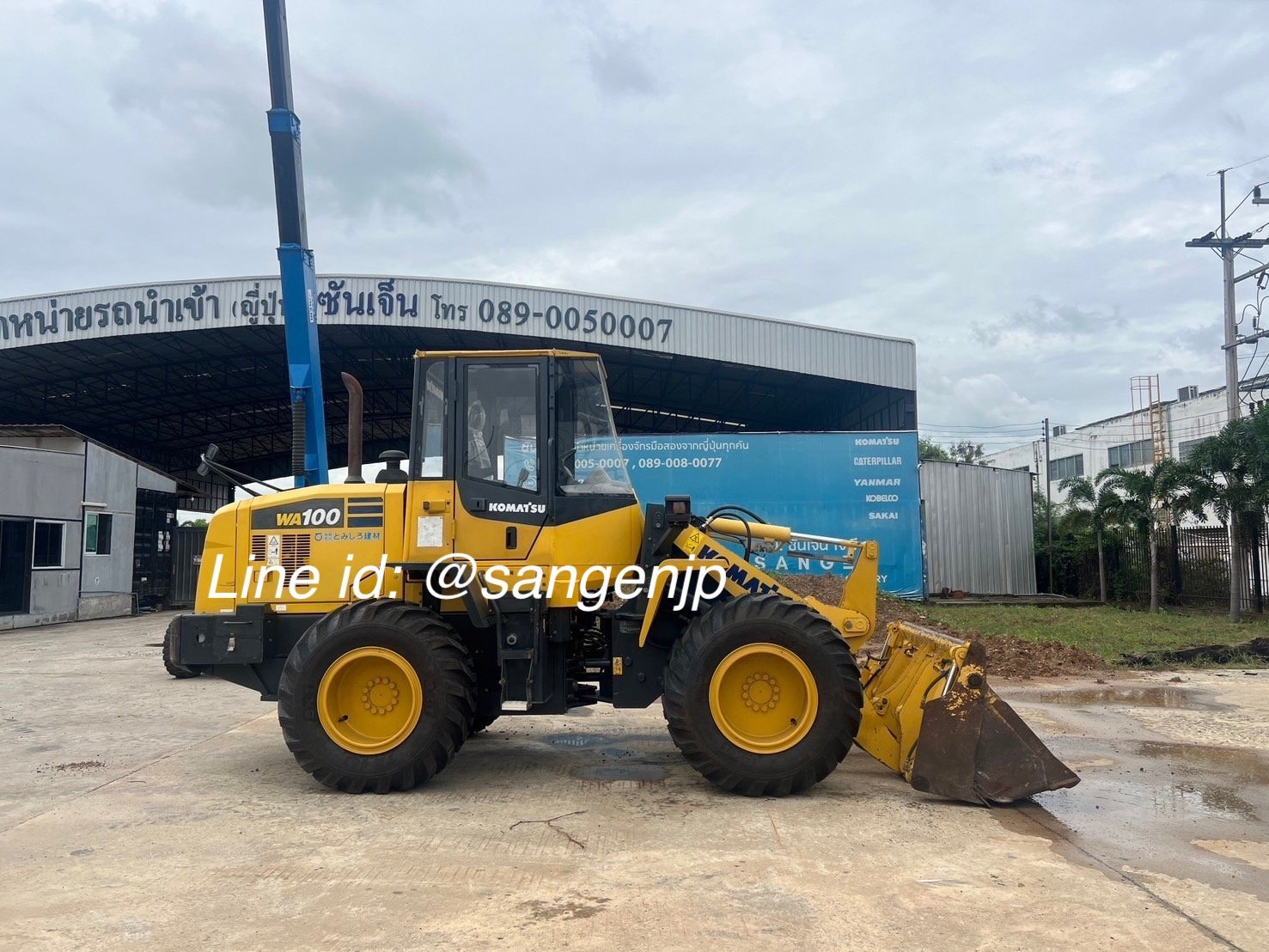 ขาย รถตัก KOMATSU WA100-7 มือสองจากญี่ปุ่น 🇯🇵 รถไม่เคยใช้งานในไทย ☎ ครีม 065-88-444-00 | Line id: @sangenjp | www.sangenjp.com | SANGEN