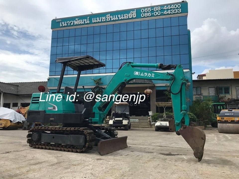 ขาย รถแม็คโคร มือสองจากญี่ปุ่น🇯🇵 ขนาด 2 ตัน YANMAR YB20 ขนาดเทียบเท่า PC20 ☎ 065-88-444-00 | Line 