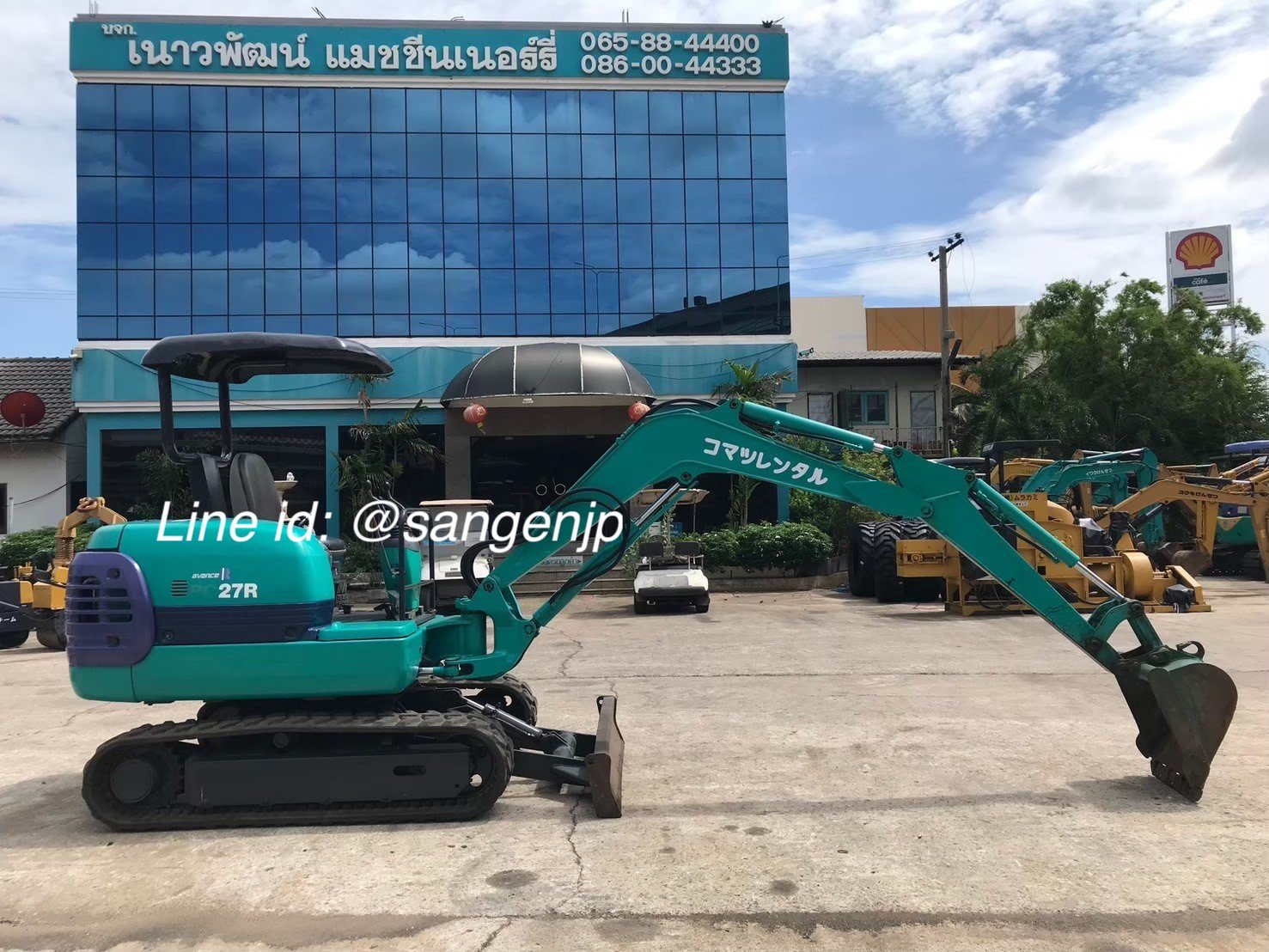 ขาย รถแมคโคร ขนาด 3 ตัน KOMATSU มือสองจากญี่ปุ่น 🇯🇵 รถไม่เคยใช้งานในไทย PC27R-8 ☎ ครีม 065-88-444-