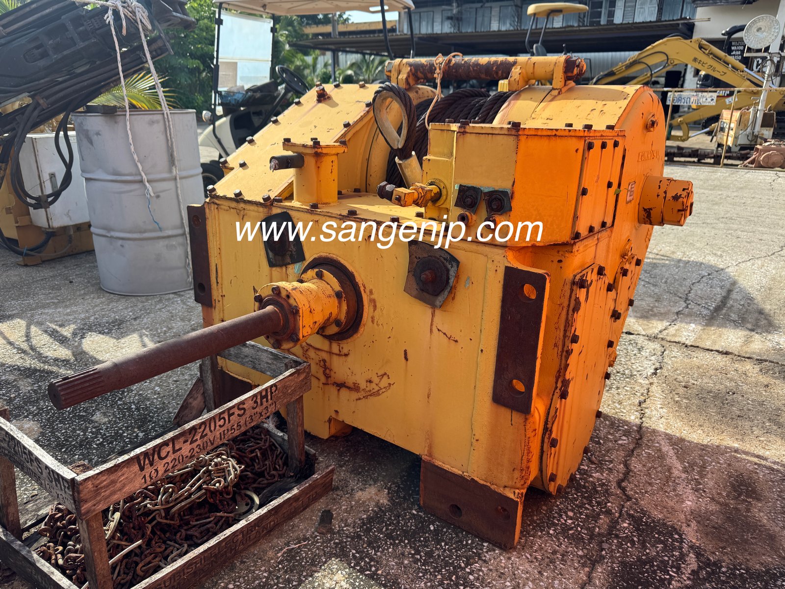 ขาย วินส์ติดท้ายรถแทรกเตอร์ D8 ของแท้ KOMATSU มือสองญี่ปุ่น 🇯🇵 ไม่เคยใช้ในไทย ☎ ครีม 065-88-444-00 | Line id: @sangenjp | www.sangenjp.com