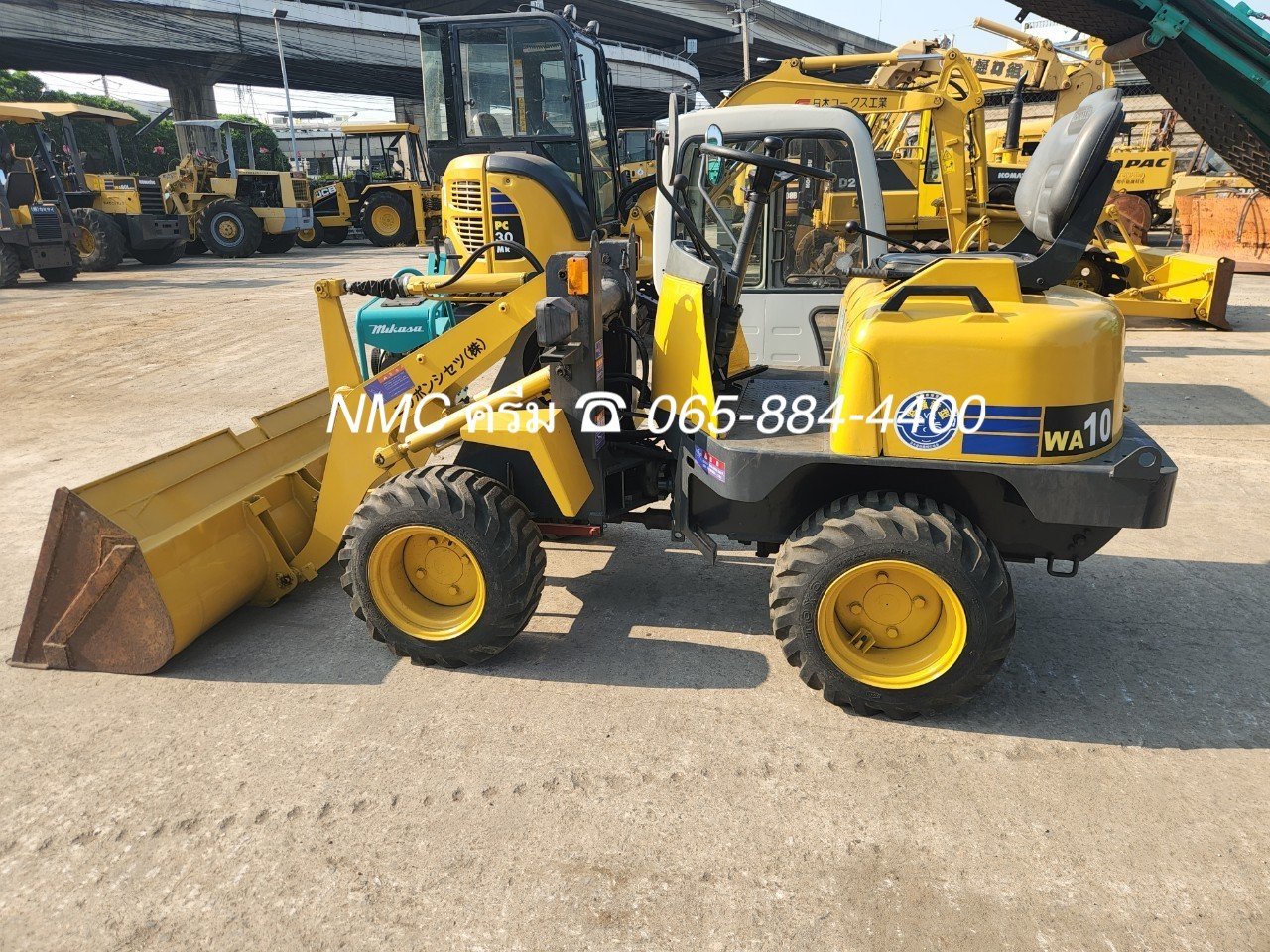ขาย รถตักเล็ก เอวอ่อน มือสองจากญี่ปุ่น 🇯🇵 KOMATSU WA10 รถไม่เคยใช้งานในไทย ☎ ครีม 065-88-444-00 | 